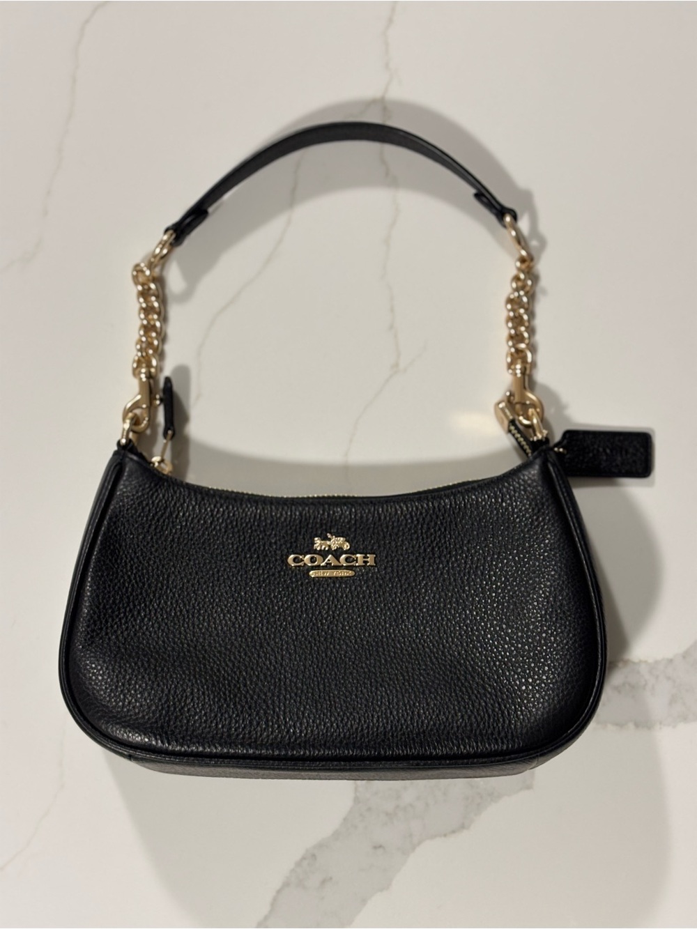 Coach Teri Shoulder Bag Brand New Refined Pebble Leather